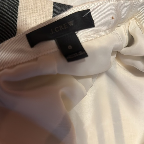 J.Crew Pencil Skirt brand new with tags size 0 blue and white stripes - Picture 3 of 3